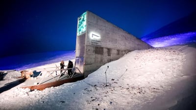 Representatives from many countries and universities arrive in the Svalbard's global seed vault with new seeds. NTB Scanpix via Reuters