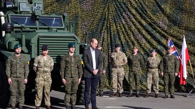 The Prince of Wales visits the 3rd Brigade Territorial Defence Force base that has been heavily involved in providing support to Ukraine. Reuters