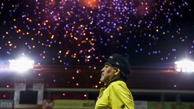 Diego Maradona is on the cusp of a title as coach of Dorados de Sinaloa as the Mexican second division club won the first leg of the title match 1-0 against Atletico San Luis at the Banorte Stadium in Culiacan. AFP