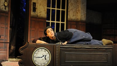 A scene from The Play That Goes Wrong. Alastair Muir / Kenny Wax Productions