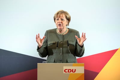 German Chancellor Angela Merkel has pledged to end Turkey's talks to join the EU ahead of the country's elections in September. Carsten Koall/ EPA