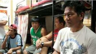 George Cana, right, and his colleagues have filed a labour complaint against a Dubai-based company to retain their original salary.