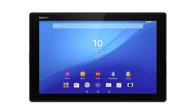 Sony claims that the Z4 is the world’s thinnest and lightest 10 inch tablet, weighing in at as little as 389 grams. Courtesy Sony