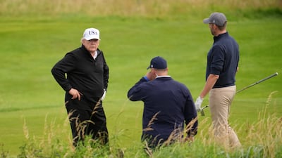 President Trump is also due to meet UK Prime Minister Keir Starmer during his five-day private visit. Getty Images