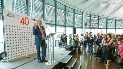 Sir Derek Plumbly, the chairman of the Arab British Centre, during The Arab British Centre's 40th anniversary and the Arab British Centre Award for Culture ceremony at City Hall, London. 13 July 2017 . Photo Courtesy: Alex Maguire