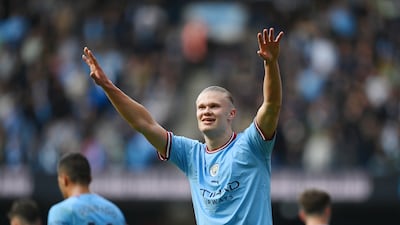 Erling Haaland - 9. Grabbed his 31st goal of the Premier League season from the penalty spot in the 13th minute. Scored his second of the day with a dink over the onrushing Iversen 12 minutes later. Getty