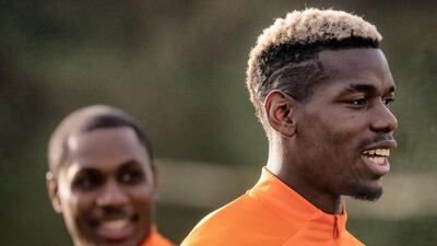 Manchester United's Paul Pogba in action. Getty