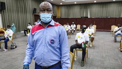 The one-way ticket, priced at Dh2,500, was distributed free-of-charge to the individuals by Dar Al Ber Society. Antonie Robertson / The National