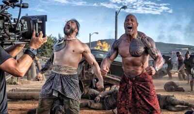 Samoan dance scene from 'Fast & Furious Presents: Hobbs & Shaw'. Courtesy Universal Pictures