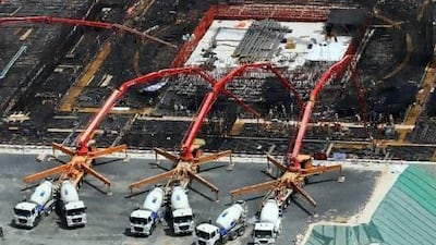 A view of the Barakah nuclear site.