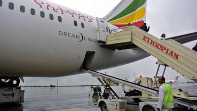 6th: Ethiopian Airlines. Based: Ethiopia. Flight performance: on time 71%. Baggage fees: third bag $150. Fleet size: 76, average age 7 years. AFP
