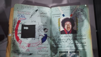'Visa Without a Planet' (1983-1990) by Abdel Kader El Janabi. All photos: PA, unless otherwise specified.
