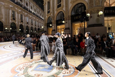Leading houses including Armani Privé, Bottega Veneta, Dolce & Gabbana, Fendi, Gucci, Prada and Valentino created one-of-a-kind looks for Vogue World Milano. Getty
