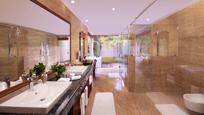 A bathroom in one of suites.