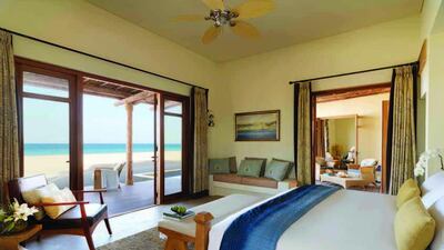 A two-bedroom pool villa at Al Yamm. Courtesy Anantara Hotels, Resorts and Spas