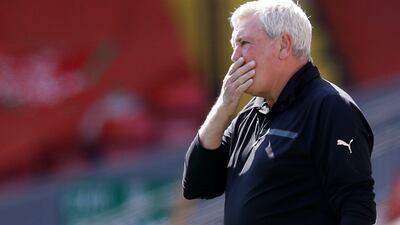 Newcastle manager Steve Bruce. Reuters