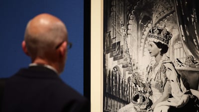 Coronation portrait of Queen Elizabeth II by British photographer Cecil Beaton. AFP
