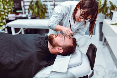 Microneedling and platelet-rich plasma treatments are positioned between non-invasive medication and more invasive transplants. Getty Images