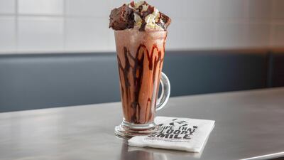 A milkshake is the perfect dessert at The Butcher