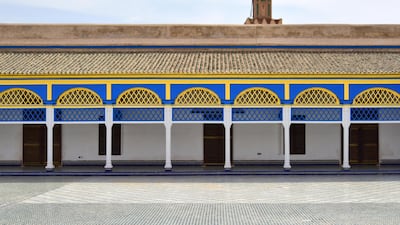 Bahia Palace was built in the early 1800s for Si Moussa, a slave who worked his way up to a royal adviser. Courtesy Ronan O’Connell