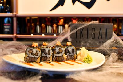 Monster maki rolls at Ikigai