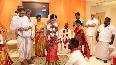 Both families found it convenient to organise and prepare for the wedding ceremony in Dubai instead of heading back home to India