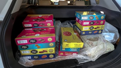 Boxes of dates to be delivered to hungry fasters