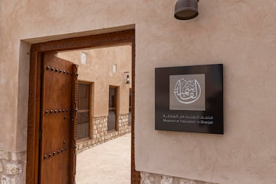 Classrooms cluster around a central courtyard within. Antonie Robertson / The National