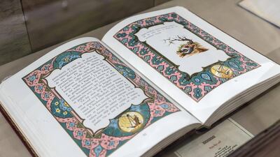 A series of talks and panel discussions about the practice of preserving manuscripts is taking place on the sidelines of the exhibition. Antonie Robertson / The National