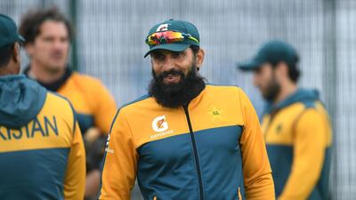 Pakistan head coach Misbah-ul-Haq in Manchester. PA