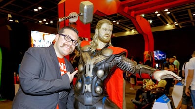 Ryan Penagos oversees online and digital content from the Marvel franchise. Victor Besa for The National