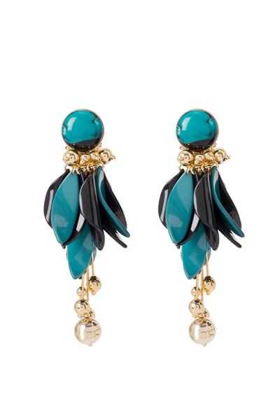 Earrings by Elisabetta Franchi, autumn winter 2018