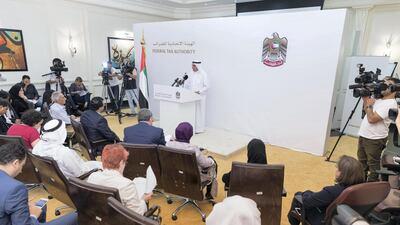 Khalid al Bustani, Director General of the Federal Tax Authority. While the FTA has said 275,000 UAE businesses have registered for VAT, this is less than the 350,000 businesses it estimated would need to register last July. Antonie Robertson / The National