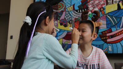 Art has an ability to engage children.