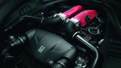 The new California T’s engine is smaller but more powerful. Courtesy Ferrari