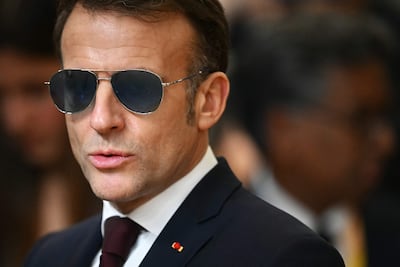 France's President Emmanuel Macron has snubbed the Board of Peace. AFP