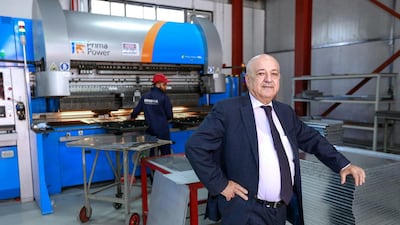 Serial entrepreneur Mahmoud Awad, the managing director of Concorde Corodex, was exposed to business at a very young age. Victor Besa for The National