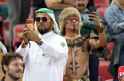 Spot the avocado at the South Korea v Czechia match at Guadalajara Stadium. Reuters