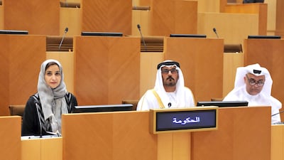 Hussain Al Hammadi, Minister of Education, (centre) said at the FNC session on Tuesday that the ministry would form a committee to examine private school fees, as “many private schools added unapproved charges”. Wam