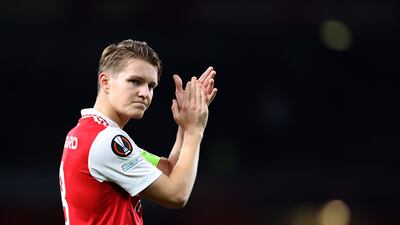 Martin Odegaard (Vieira, 67’) - 6, Played a perfectly-weighted pass that allowed Tomiyasu to deliver the cross for Xhaka’s goal. Booked for a cynical foul on Simons. Getty Images