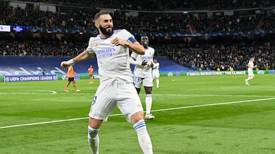 4: Karim Benzema (Lyon, Real Madrid) 76 goals in 136 games. AFP