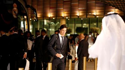 Santiago Solari, head coach of Real Madrid, arrives. EPA
