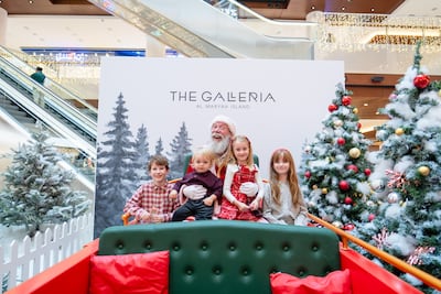 The Galleria Al Maryah's Winter Wonderland will take place in the North Atrium on the ground floor. Photo: The Galleria Al Maryah Island