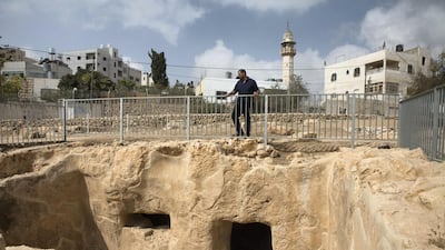 In the West Bank city of Hebron two excavated ditches set amid uneven and ungravelled walking spaces are cordoned off by flimsy fences.
