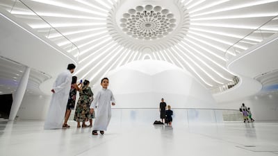 Ronald Skiles' favourite pavilion at Expo 2020 Dubai is the UAE pavilion, but he has not visited all of them yet. Victor Besa / The National.