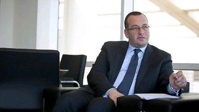 Mazin Manna, CEO of Citibank in Bahrain speaks about the economy in Bahrain. (Razan Alzayani / The National)