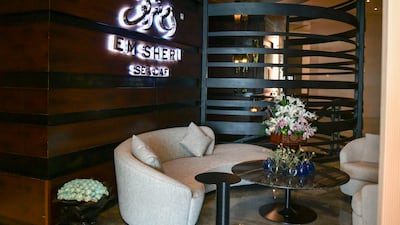 The reception area at the Lebanese restaurant. Khushnum Bhandari / The National