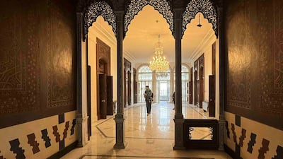 The interior of the palace