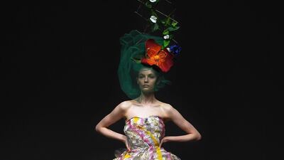 Matty Bovan's spring summer 2019 fashion show EPA