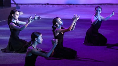 Ballet dancers took to the stage for an ethereal show